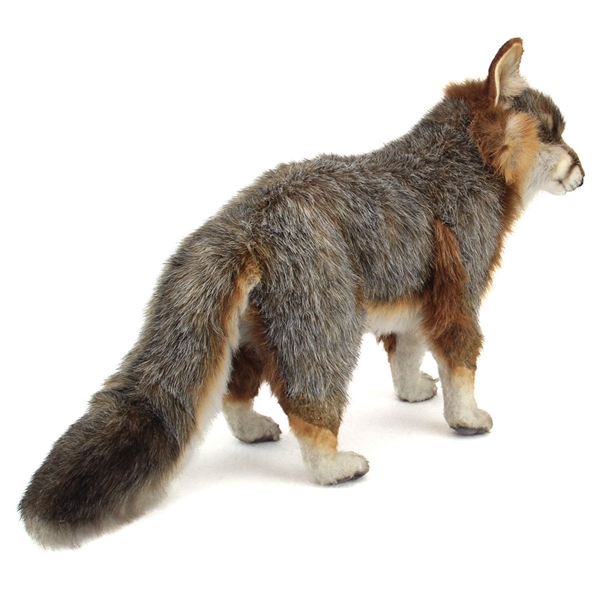 Grey fox stuffed clearance animal