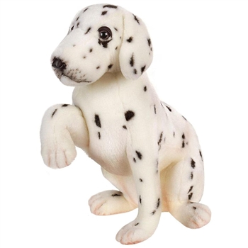 Lifelike Sitting Dalmatian Puppy Stuffed Animal by Hansa