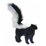 Handcrafted 14 Inch Lifelike Baby Skunk Stuffed Animal by Hansa