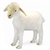 Life-size White Lamb Stuffed Animal by Hansa - Handcrafted - 20 Inch