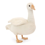 Handcrafted 9 Inch Lifelike Goose Stuffed Animal by Hansa