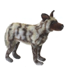 Lifelike African Wild Dog Stuffed Animal by Hansa