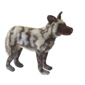 Lifelike African Wild Dog Stuffed Animal by Hansa