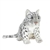 Lifelike Snow Leopard Stuffed Animal by Hansa