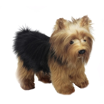 Lifelike Yorkshire Terrier Puppy Stuffed Animal by Hansa