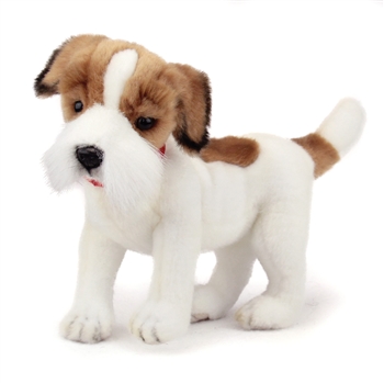 Handcrafted 12 Inch Lifelike Stuffed Jack Russell Terrier by Hansa