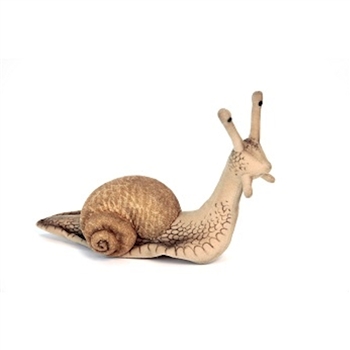 Handcrafted 9 Inch Lifelike Snail Stuffed Animal by Hansa