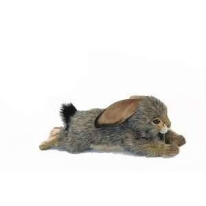 Handcrafted 15 Inch Lifelike Black-tailed Rabbit with Floppy Ears Stuffed Animal by Hansa