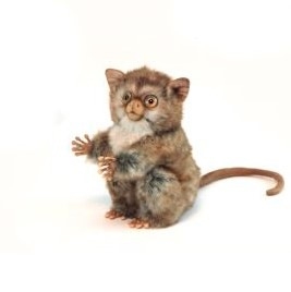 Handcrafted 6 Inch Lifelike Tarsier Stuffed Animal by Hansa