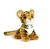 Handcrafted 6.5 Inch Lifelike Tiger Cub Stuffed Animal by Hansa