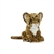 Handcrafted 6 Inch Sitting Lifelike Jaguar Cub Stuffed Animal by Hansa