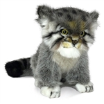 Handcrafted 12 Inch Sitting Lifelike Pallas Kitten Stuffed Animal by Hansa