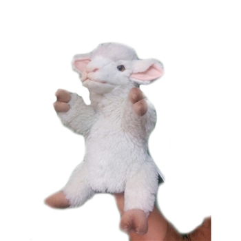 Handcrafted 11 Inch Lifelike Full Body Lamb Puppet by Hansa