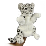 Handcrafted 12 Inch Lifelike Full Body Snow Leopard Puppet by Hansa