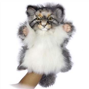 Handcrafted 6 Inch Lifelike Pallas Cat Hand Puppet by Hansa