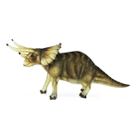 Handcrafted 50 Inch Lifelike Triceratops Stuffed Animal by Hansa