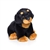 Lifelike Stuffed Rottweiler Puppy by Demdaco