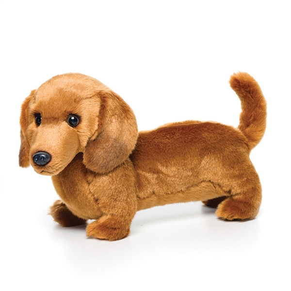 Lifelike Dachshund Stuffed Animal by Demdaco