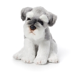 Small Sitting Stuffed Schnauzer by Demdaco