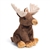 Small Sitting Stuffed Moose by Demdaco