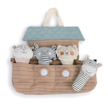 Noah’s Ark Plush Squeakers Toy Set by Demdaco