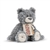 LOVED Plush Gray Teddy Bear by Demdaco