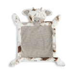 Barnyard Baby Plush Cow Rattle Blanket by Demdaco