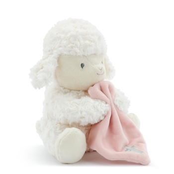 Jesus Loves Me Baby Safe Musical Pink Plush Lamb with Sound by Demdaco