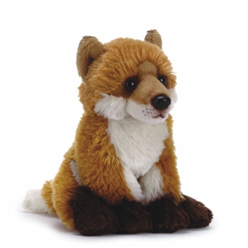 Small Sitting Stuffed Red Fox by Demdaco