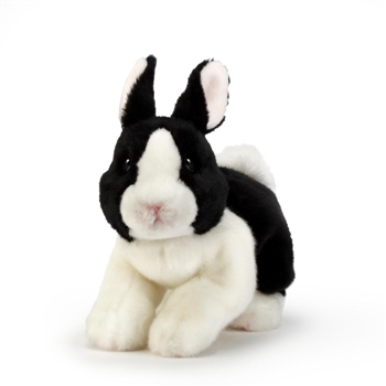 Lifelike Dutch Bunny Stuffed Animal by Demdaco