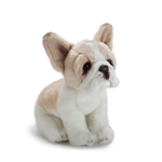 Lifelike Stuffed French Bulldog Puppy by Demdaco