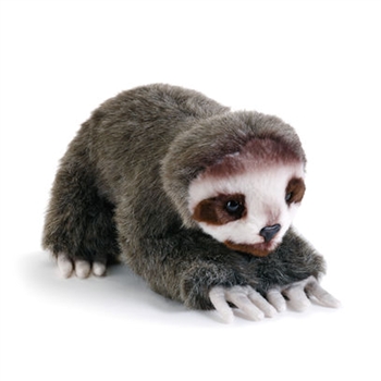 Lifelike Stuffed Sloth by Demdaco