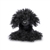 Animalcraft 6 Inch Stuffed Black Poodle Dog by Demdaco