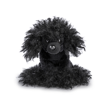 Animalcraft 6 Inch Stuffed Black Poodle Dog by Demdaco