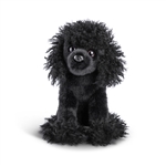 Animalcraft 9 Inch Stuffed Black Poodle Dog by Demdaco