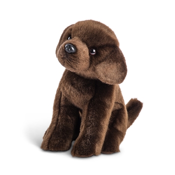 Animalcraft Lifelike 8.5 Inch Stuffed Chocolate Lab Puppy by Demdaco
