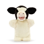 Animalcraft Plush Cow Hand Puppet by Demdaco