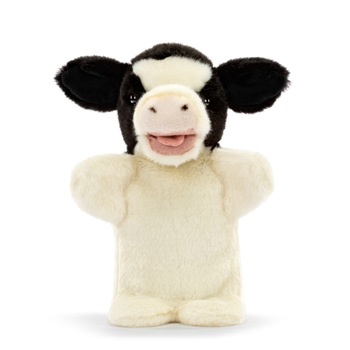 Animalcraft Plush Cow Hand Puppet by Demdaco