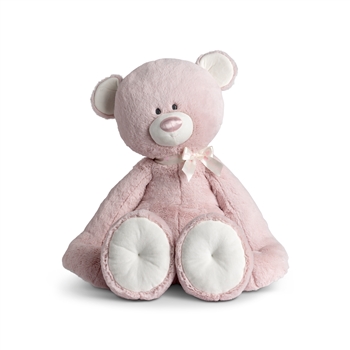 Jumbo Baby Safe Plush Pink Teddy Bear by Demdaco