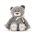 Mini LOVED Plush Gray Teddy Bear by Demdaco