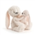Wrapped in Prayer Baby Safe Plush Bunny Rabbit with Baby by Demdaco