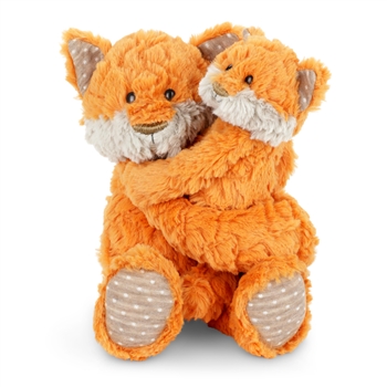 Mom and Baby Magnetic Fox Stuffed Animals by Demdaco