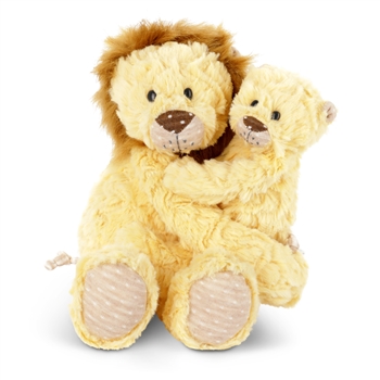 Mom and Baby Magnetic Lion Stuffed Animals by Demdaco