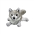 Stuffed Gray Wolf Conservation Critter by Wildlife Artists