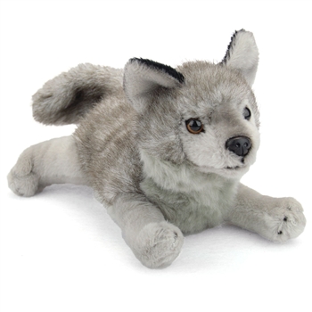 Stuffed Gray Wolf Conservation Critter by Wildlife Artists