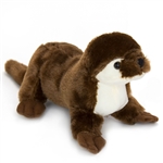 Stuffed River Otter Conservation Critter by Wildlife Artists
