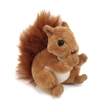 Stuffed Red Squirrel Conservation Critter by Wildlife Artists