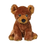 Stuffed Grizzly Bear Eco Pals Plush by Wildlife Artists