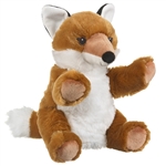 Plush Red Fox Puppet Eco Pals by Wildlife Artists