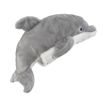 Plush Dolphin Puppet Eco Pals by Wildlife Artists